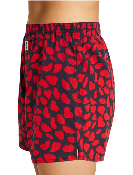 Deal boxershort hartjes print