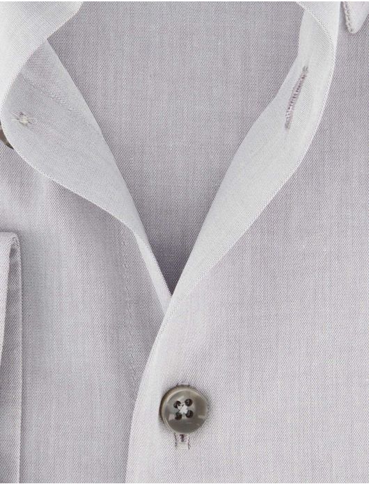 Ledub overhemd grijs normale fit