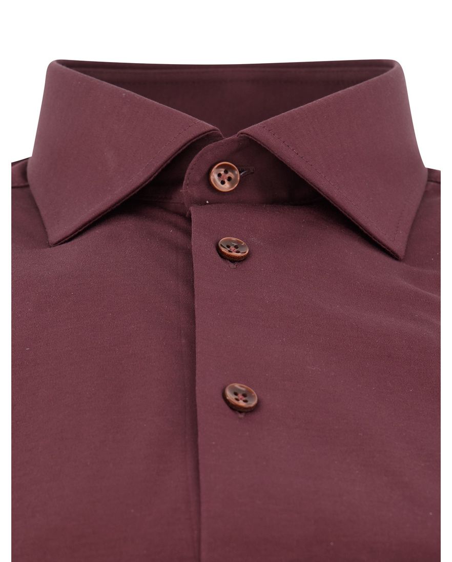 Ledub overhemd slim fit rood ml7