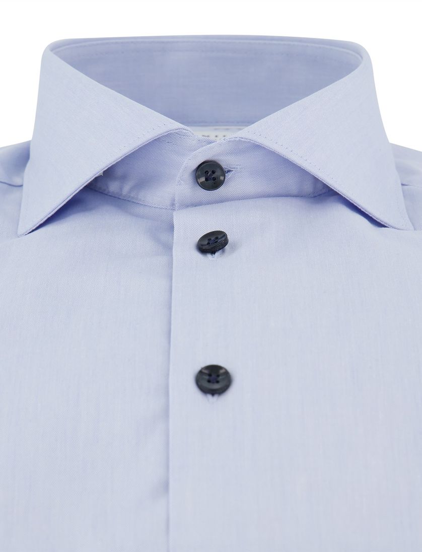 Lichtblauw John Miller Tailored Fit overhemd katoen