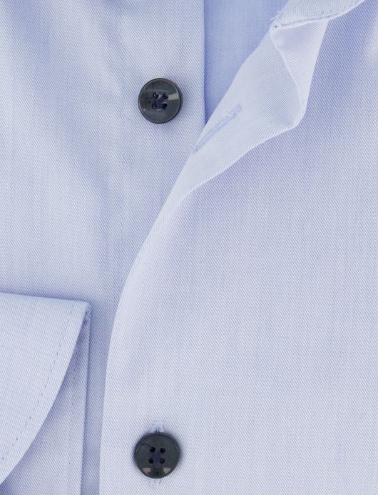 John Miller Tailored Fit overhemd lichtblauw katoen