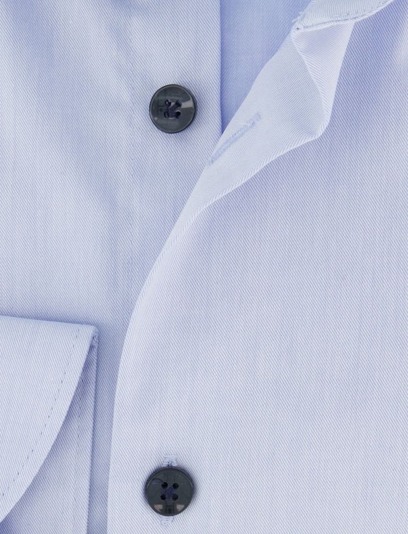Lichtblauw John Miller Tailored Fit overhemd katoen