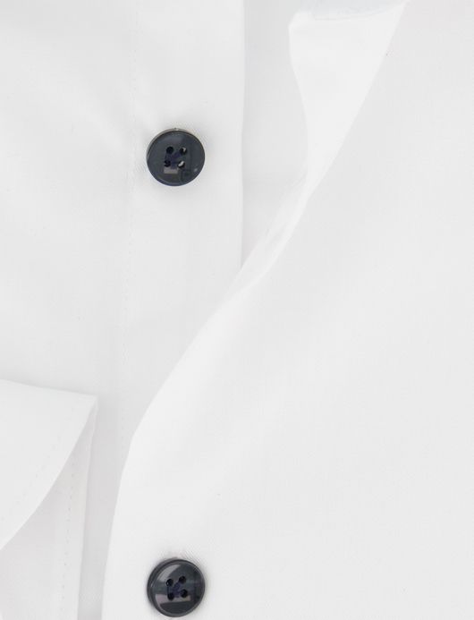 John Miller Tailored Fit overhemd katoen wit