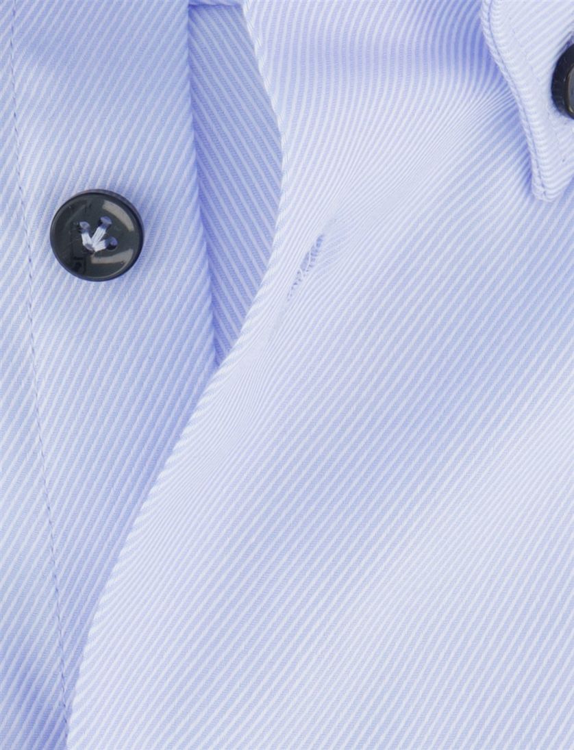Overhemd John Miller Tailored Fit Blauw katoen effen