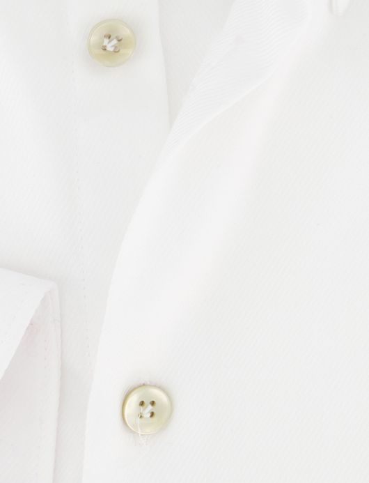 John Miller Tailored Fit overhemd wit katoen