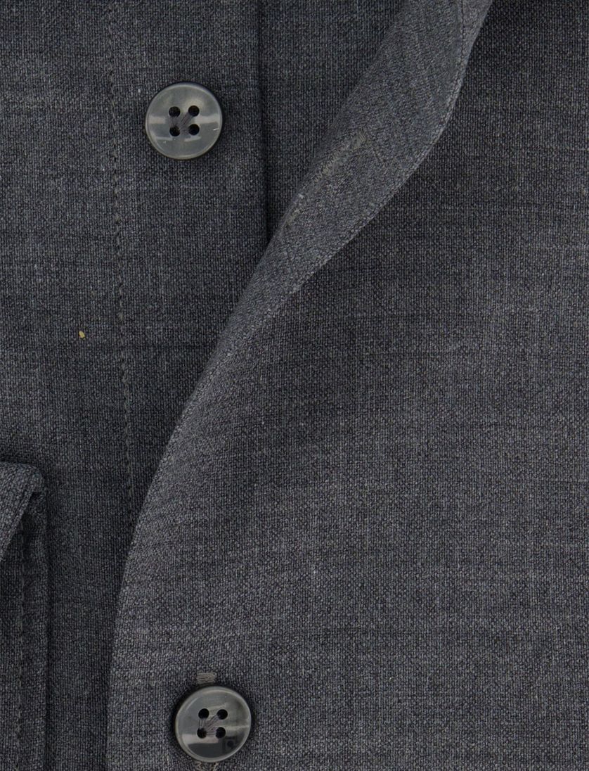 Grijs John Miller Slim Fit overhemd wolblend