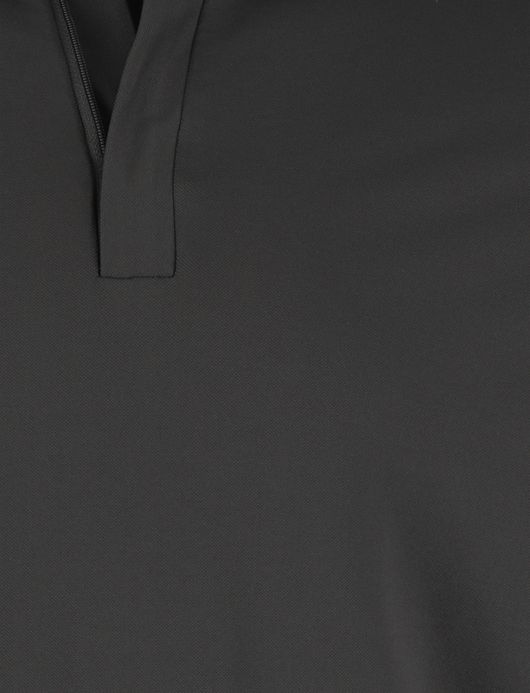 John Miller Shirt polo groen lange mouw rits