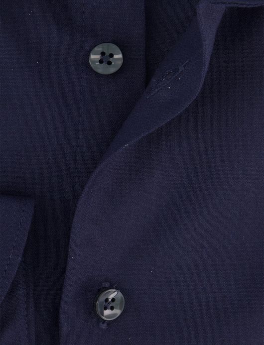 John Miller Slim Fit overhemd ml7 navy wolblend