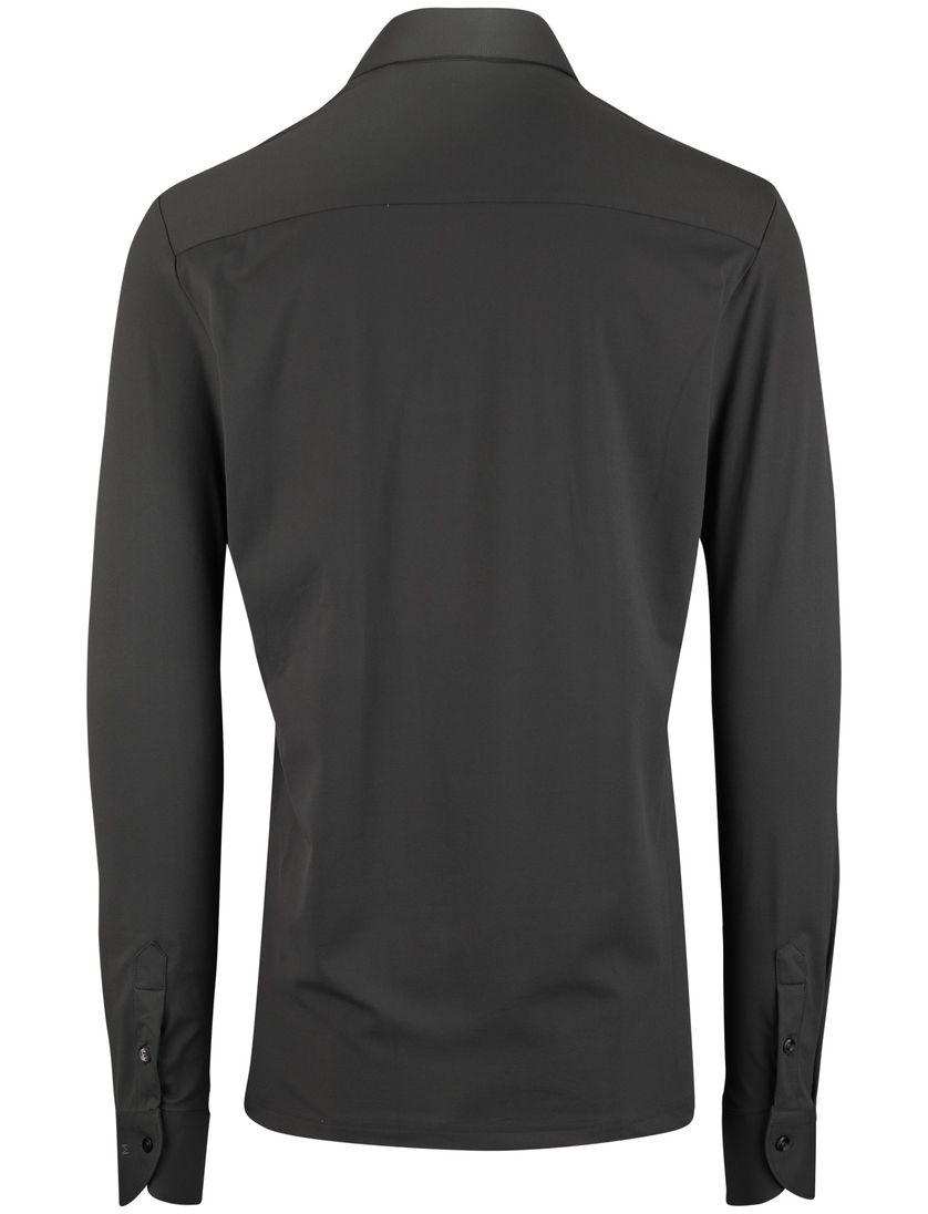 Poloshirt John Miller Slim fit groen mouwlengte 7 rits