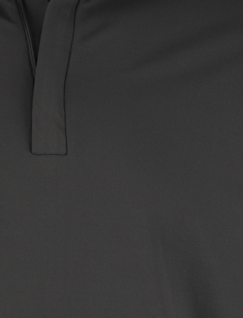 Poloshirt John Miller Slim fit groen mouwlengte 7 rits