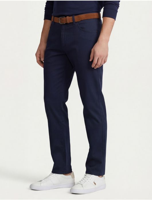 Meyer Dublin chino donkerblauw katoen