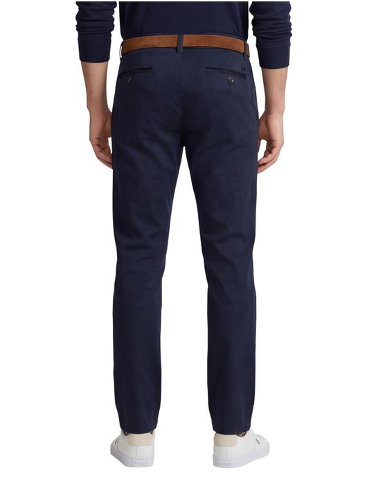 Meyer Dublin chino donkerblauw katoen