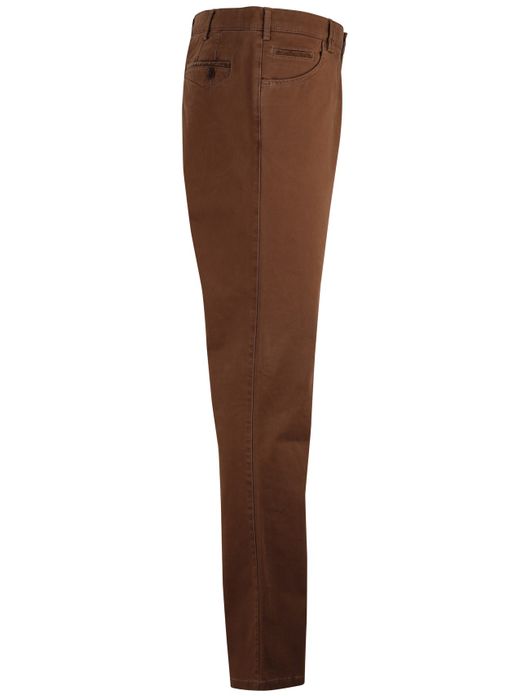 Meyer chino broek donkerbruin