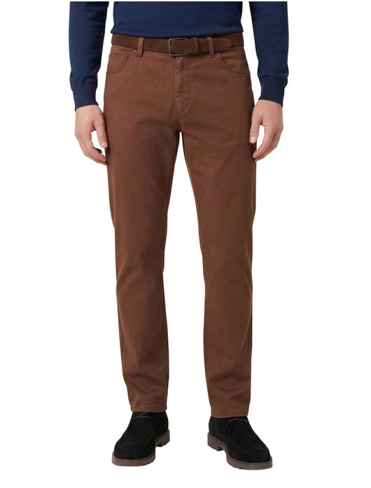 Meyer chino broek donkerbruin