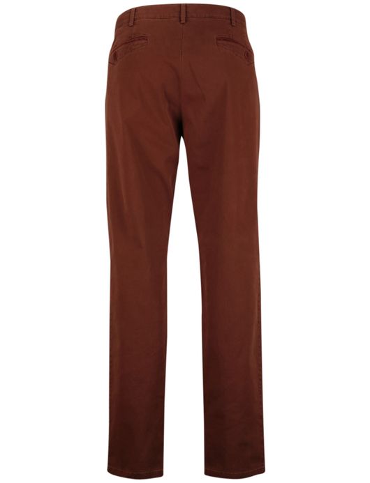 Meyer Dublin 5-pocket broek bruin katoen