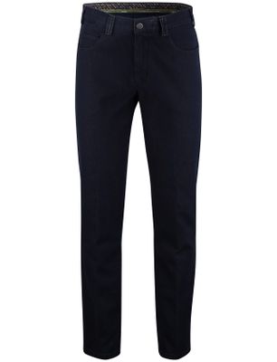 Meyer 5-pocket broek Meyer Dubai donkerblauw katoen
