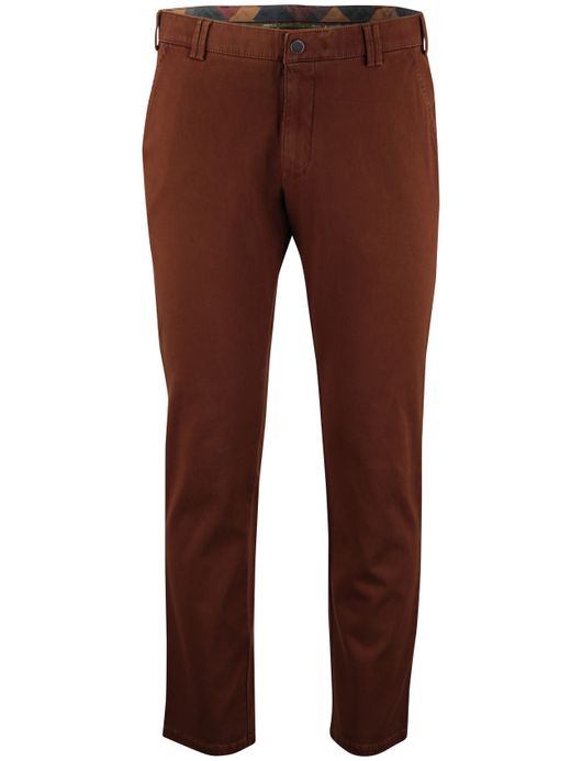 Chino Meyer Rio chino bruin katoen