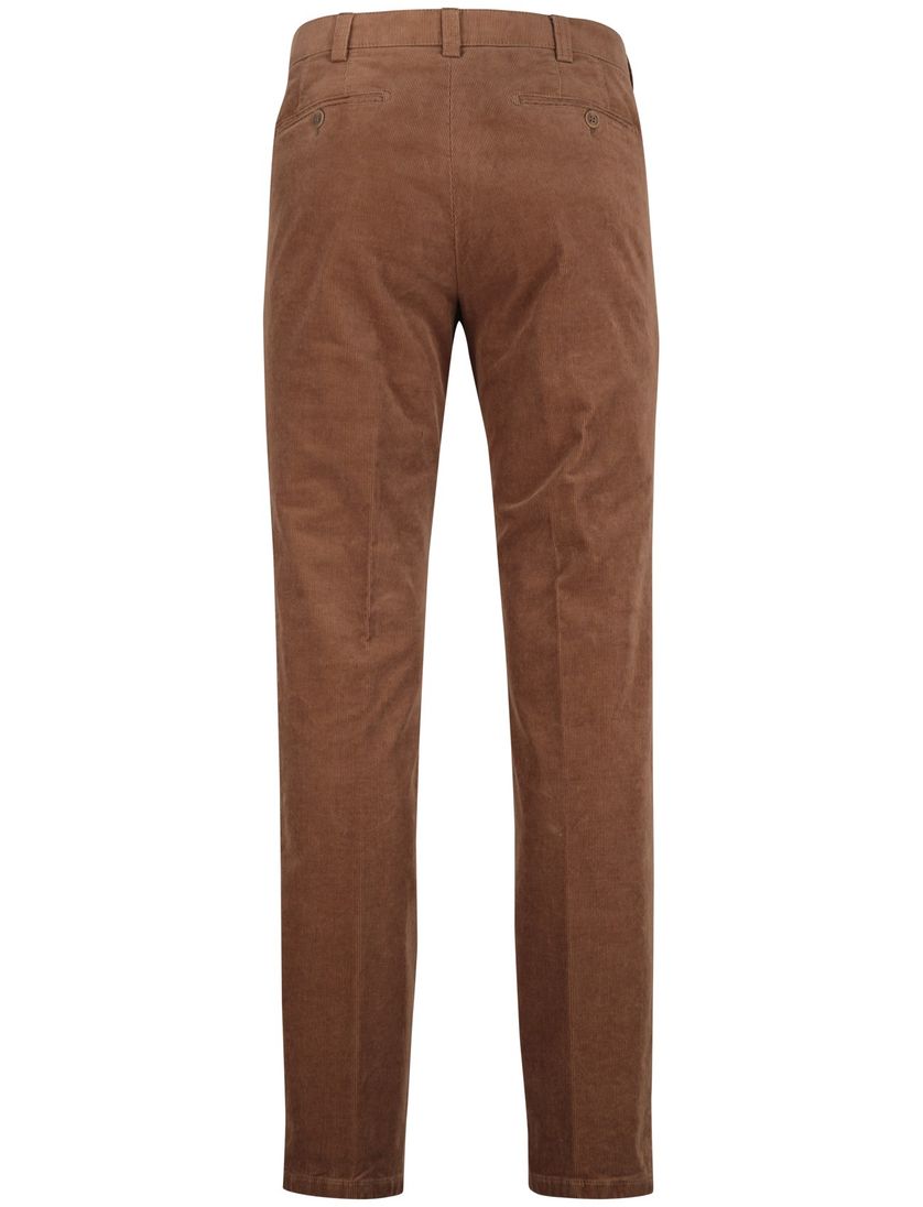 Corduroy chino Meyer Rio katoen bruin