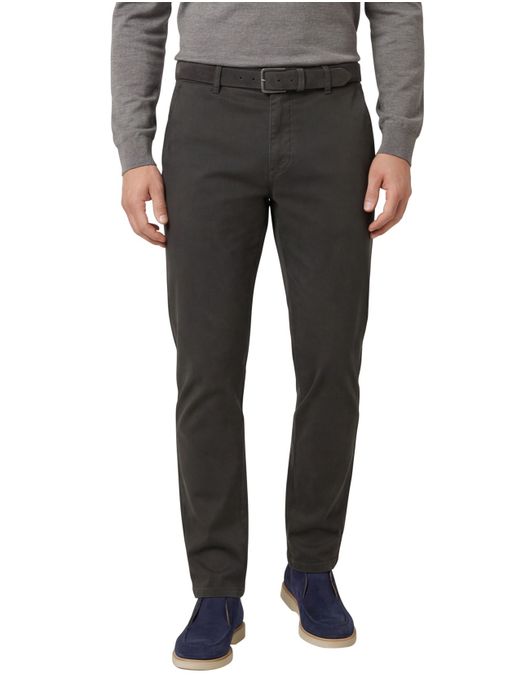 Meyer chino katoen donkergroen