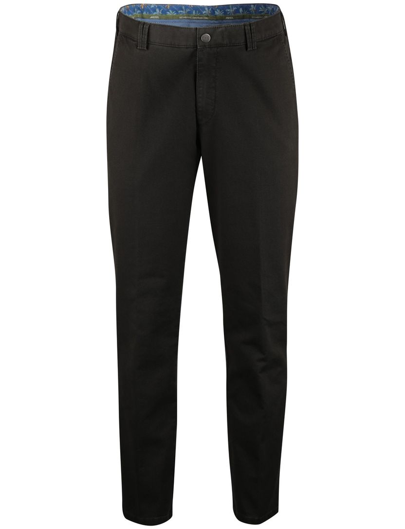 Meyer 5-pocket broek groen katoen