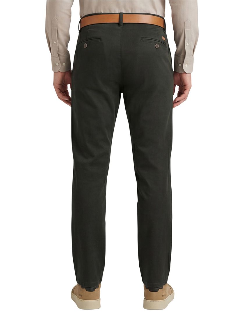 Meyer 5-pocket broek groen katoen