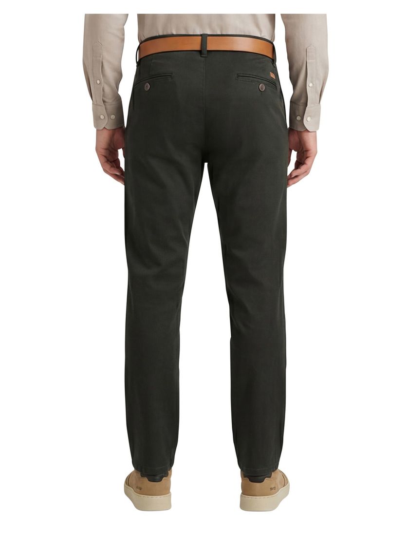 Meyer 5-pocket broek groen katoen