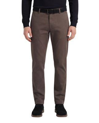Meyer Meyer 5-pocket broek bruin polyester