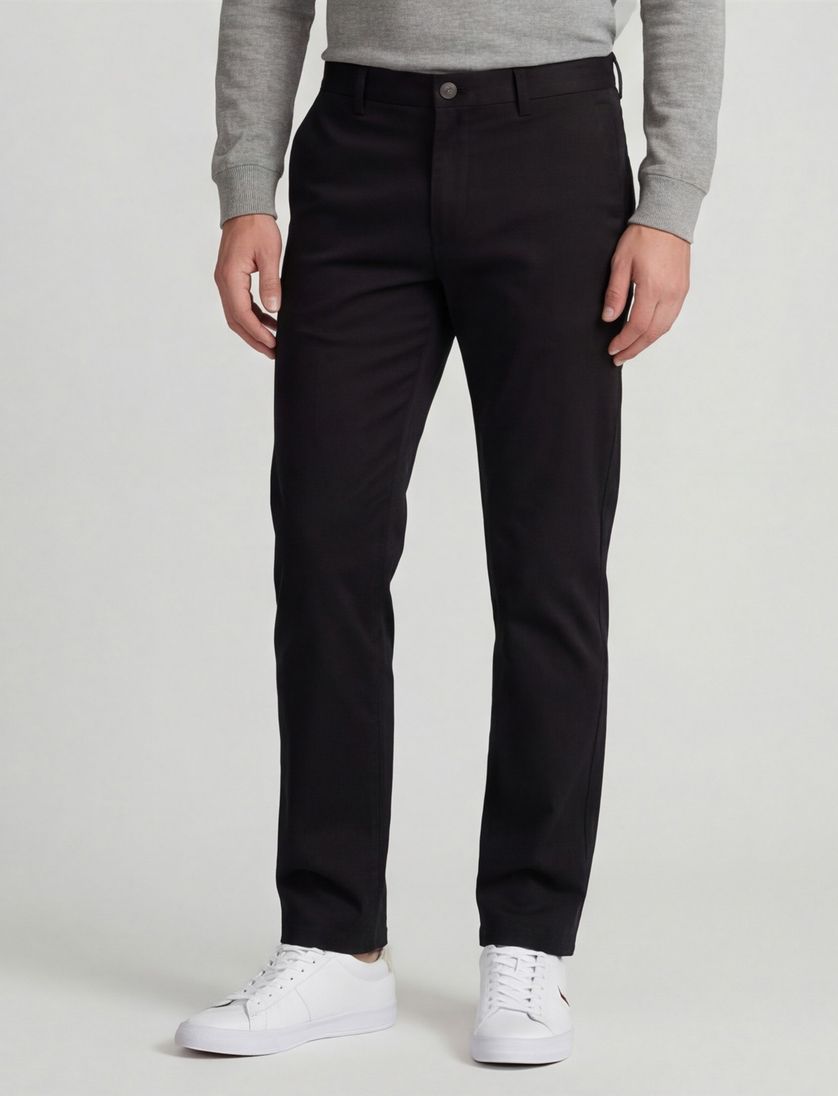 Meyer Rio chino katoen donkerblauw effen