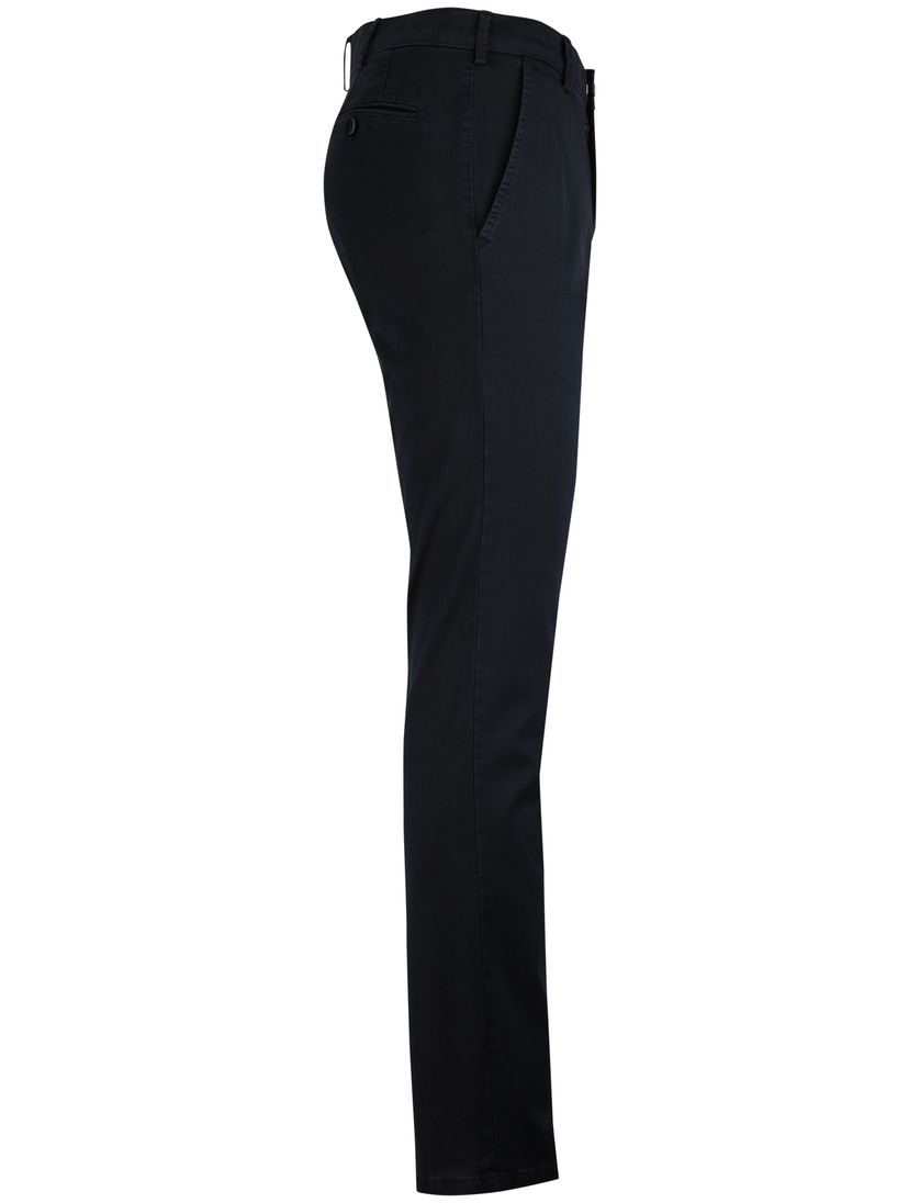 Meyer Rio chino katoen donkerblauw effen
