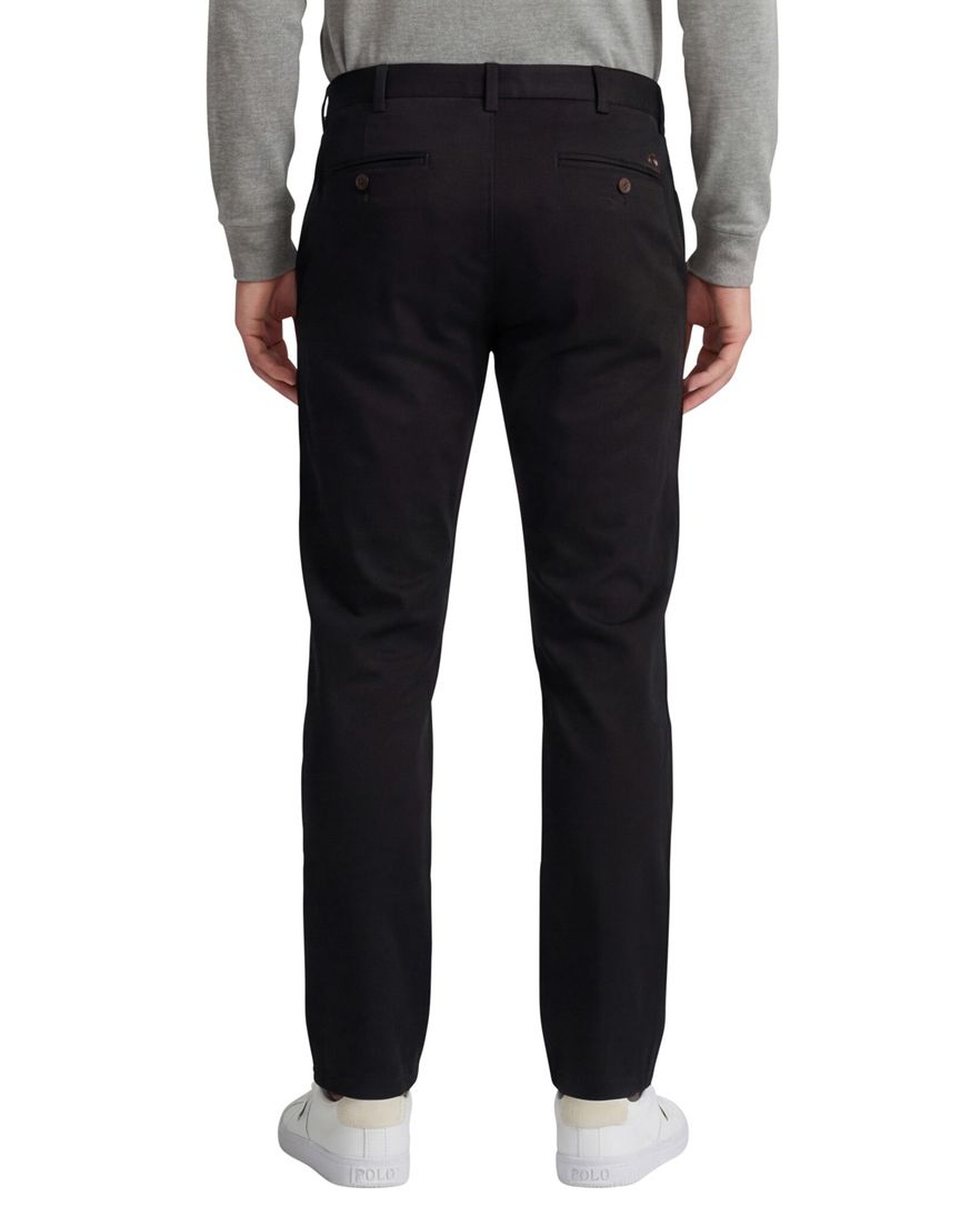 Katoenen chino Meyer Rio donkerblauw