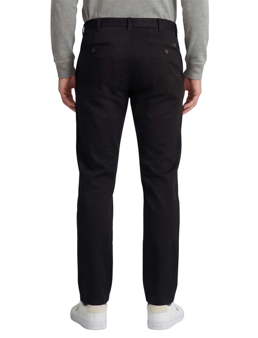 Meyer Rio chino katoen donkerblauw effen