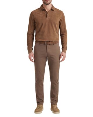 Meyer Meyer Rio chino katoen bruin effen