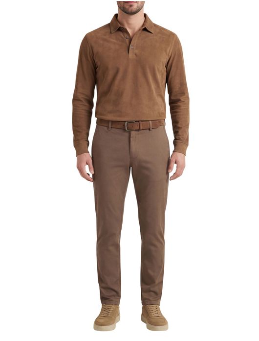 Meyer Rio chino katoen bruin