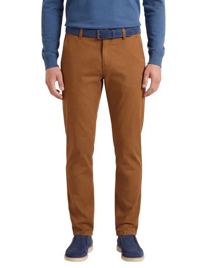 Meyer Meyer Rio chino katoen camel effen