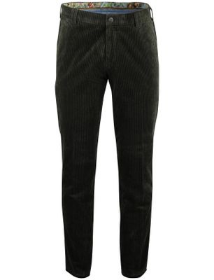 Meyer Katoenen corduroy chino Meyer Rio groen