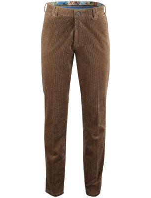 Meyer Meyer corduroy chino bruin katoen
