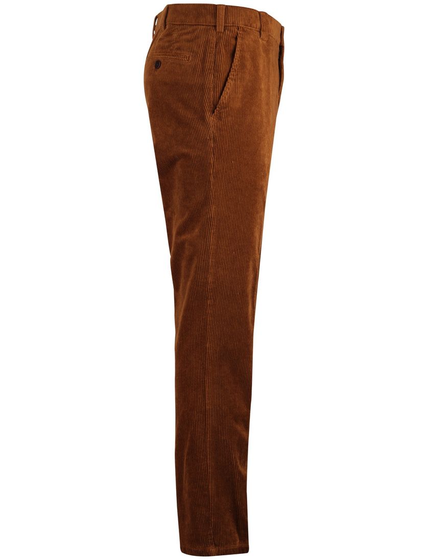 Corduroy chino Meyer Rio bruin katoen