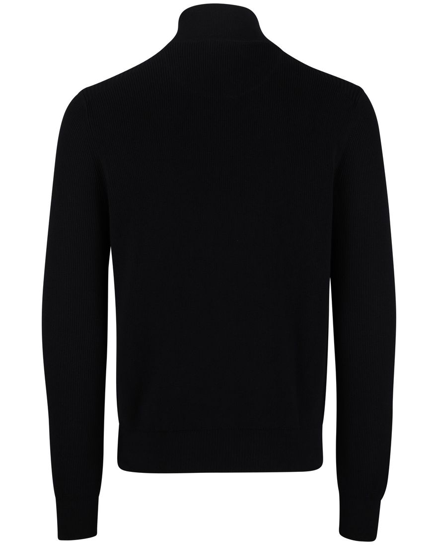 State of Art half zip trui donkerblauw normale fit