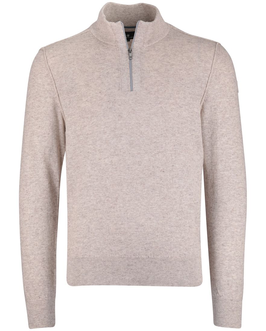 State of Art half zip trui beige normale fit