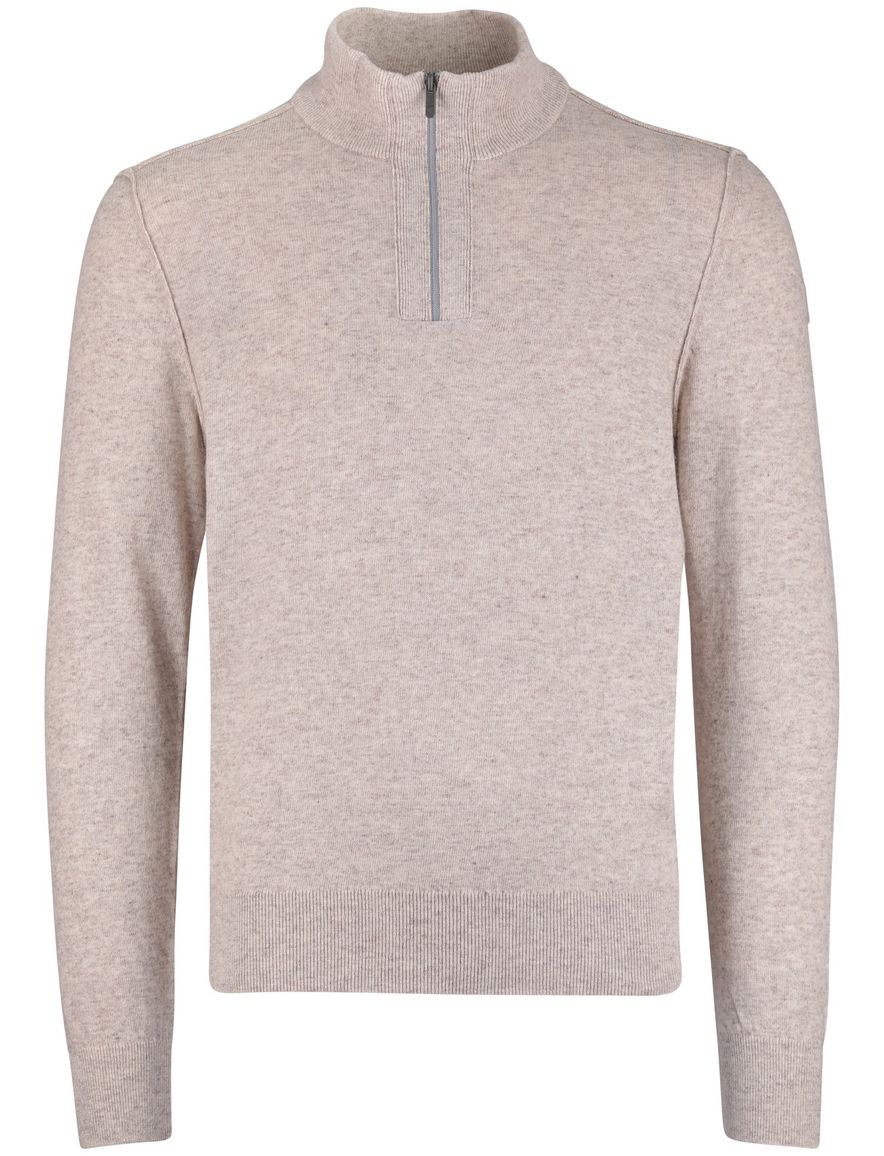 State of Art half zip trui beige normale fit