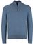 State of Art half zip trui blauw normale fit