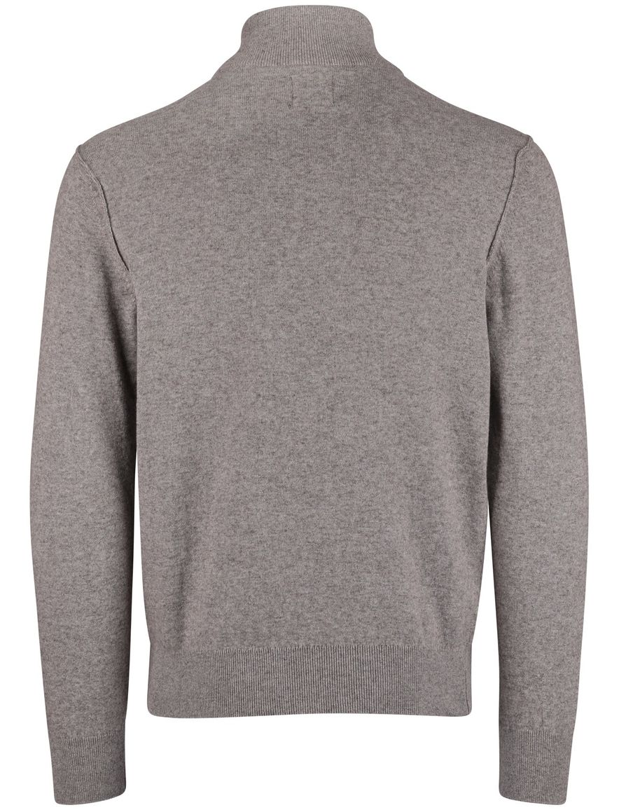 State of Art half zip trui grijs normale fit