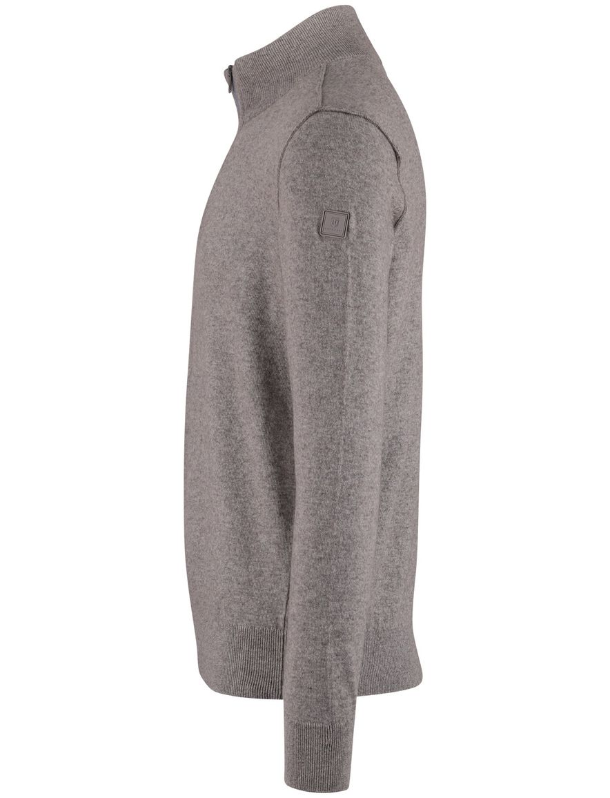 State of Art half zip trui grijs normale fit