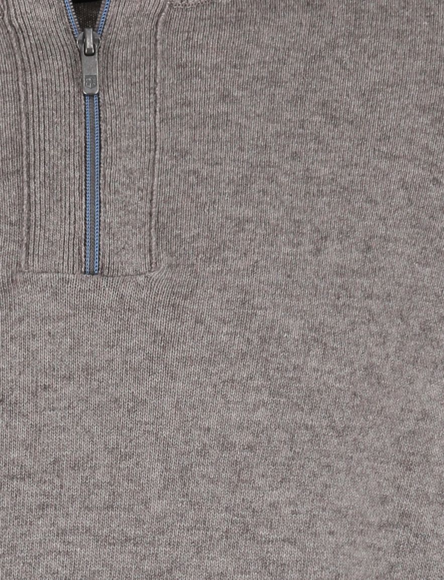 State of Art half zip trui grijs normale fit