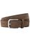 Lindenmann riem suède bruin