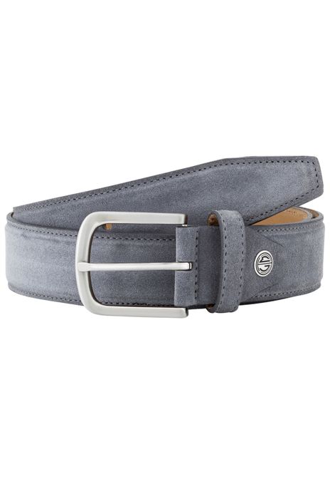 Lindenmann riem grijs suède