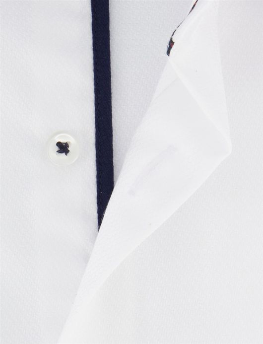 Eterna Modern fit Overhemd wit effen zakelijk katoen strijkvrij