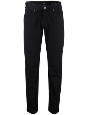 Gardeur Katoenen Gardeur 5-pocket broek donkerblauw