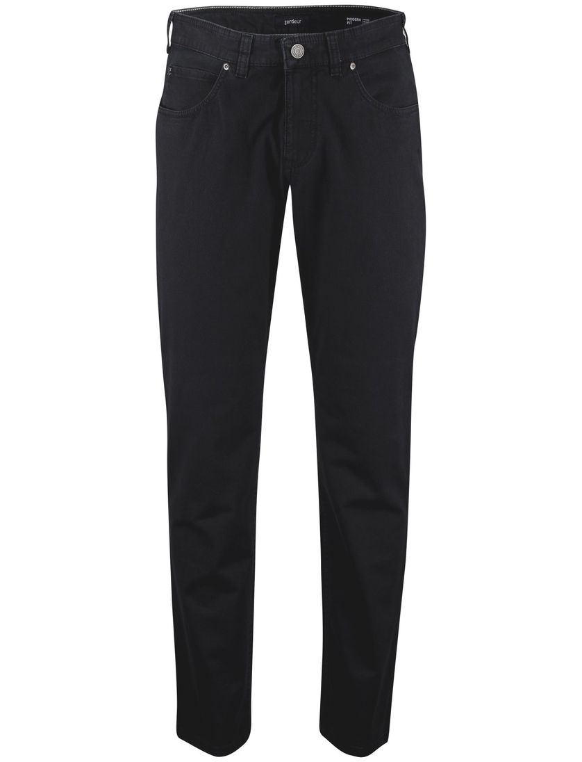 Katoenen Gardeur 5-pocket broek donkerblauw