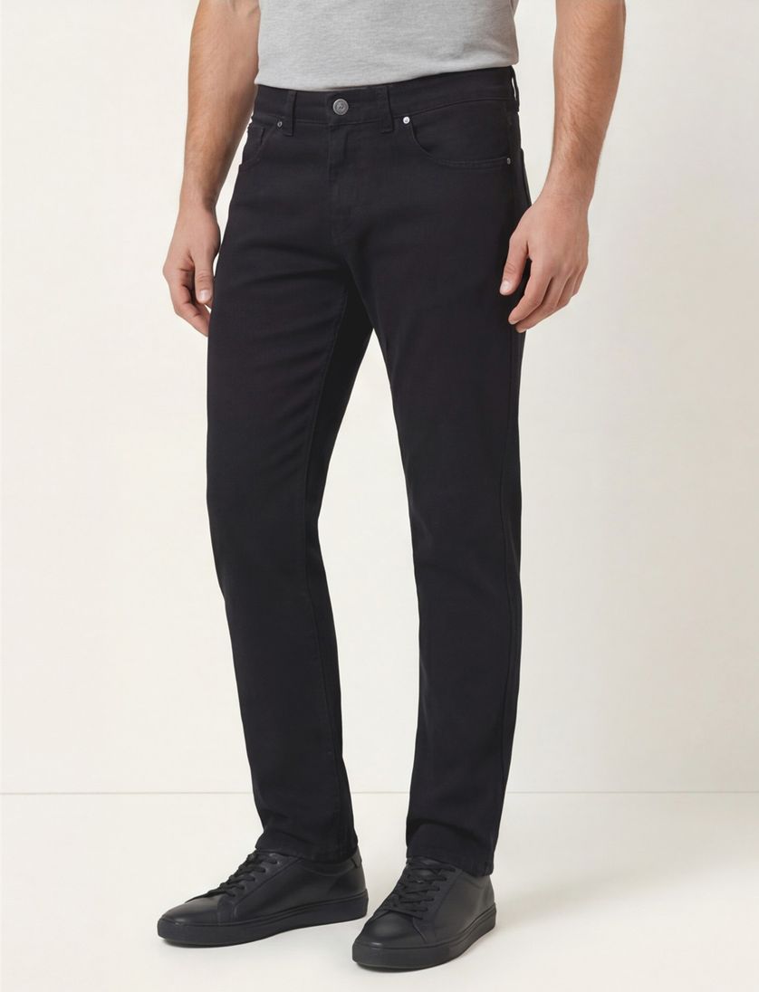 Katoenen Gardeur 5-pocket broek donkerblauw